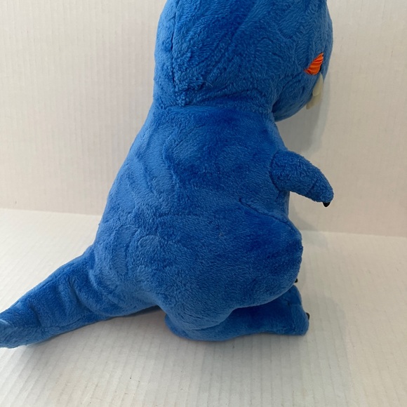 MANHATTAN TOY BLUE T-REX TYRANNOSAURUS DINOSAUR PLUSH - Picture 4 of 7
